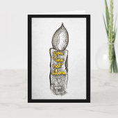 Je bent niet alleen, ik ben hier vriendschap citaa feestdagen kaart (Voorkant)