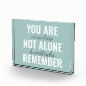 Je bent niet alleen je inspringingsherinnering her fotoblokken (Rechts)