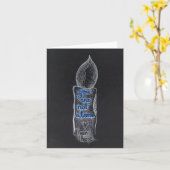 Je bent niet alleen kaars medeleven vriendelijkhei kaart (Gele Bloem)