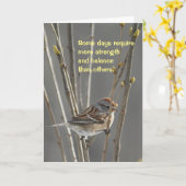 Je bent niet alleen kaart (Gele Bloem)