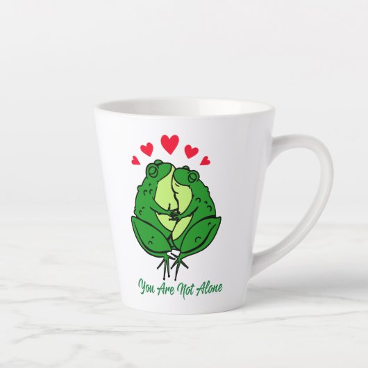 Je bent niet alleen latte mok (Rechts)