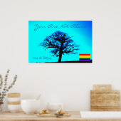 Je bent niet alleen/LGBT Poster (Keuken)