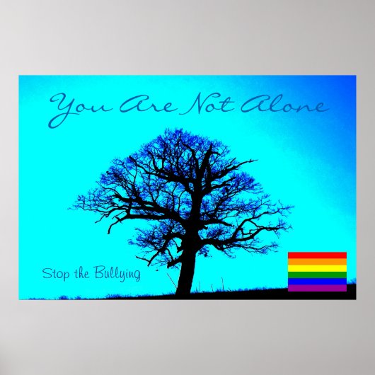Je bent niet alleen/LGBT Poster (Voorkant)