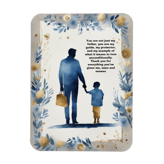 Je bent niet alleen mijn vader magneet (Verticaal)