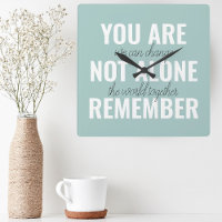 Je Bent Niet Alleen Onthoud Inspiratie Mint