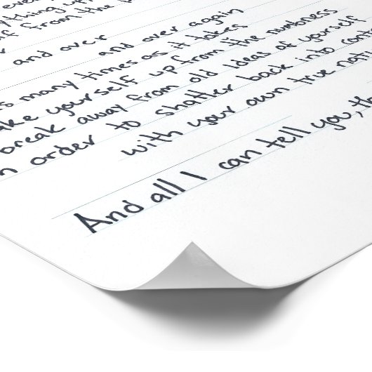 Je bent niet alleen poster (Hoek)