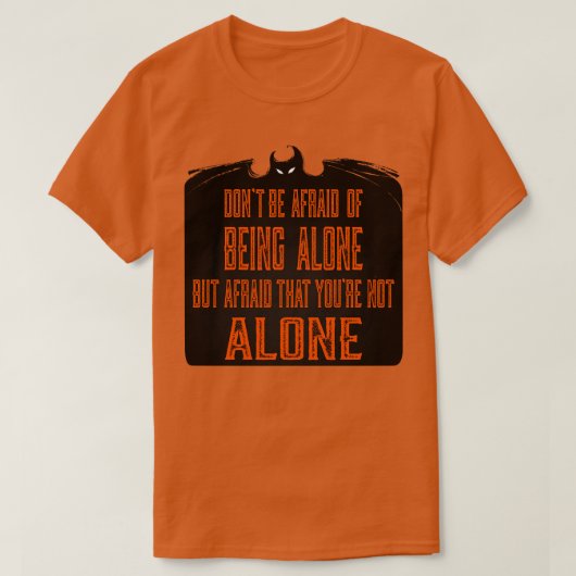 Je bent niet alleen t-shirt (Design voorkant)