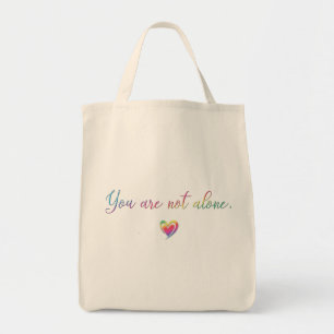 Je bent niet alleen tote bag