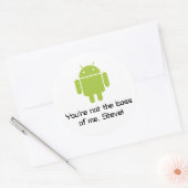 Je bent niet de baas van mij, Steve! stickers (Envelop)