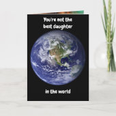 Je bent niet de beste dochter. Kaart (Voorkant)