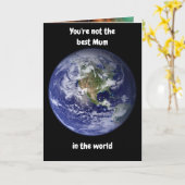 Je bent niet de beste moeder. Kaart (Gele Bloem)