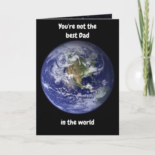 Je bent niet de beste vader. Kaart (Voorkant)