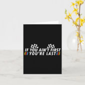 Je bent niet de eerste Funny Drag Racing vader Kaart (Gele Bloem)