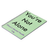 Je bent niet de enige op maat gemaakte dagboek voo notitieboek (Linkerzijde)