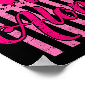 Je bent niet de enige roze lint borstkanker Awaren Poster (Hoek)