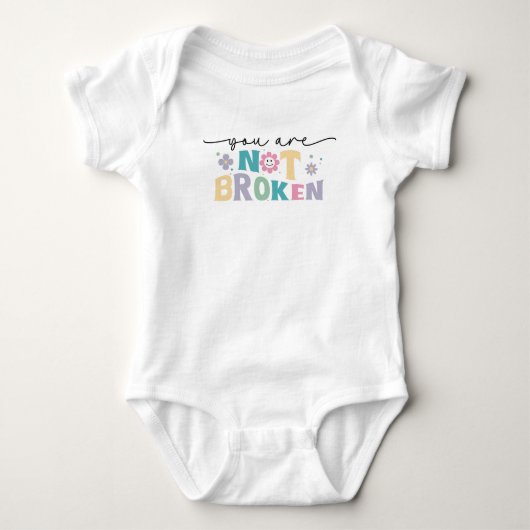Je bent niet gebroken romper (Voorkant)