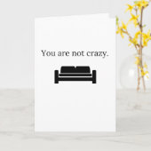 Je bent niet gek kaart (Gele Bloem)