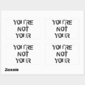 Je bent niet je Stickers (Vel)