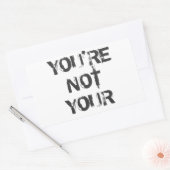 Je bent niet je Stickers (Envelop)
