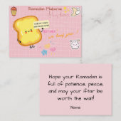 Je bent niet jezelf wanneer je een grappige ramada notitiekaartje (Voorkant / Achterkant)