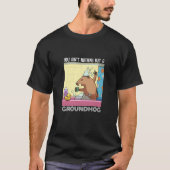 Je bent niet meer dan een aaseter die Marmot zingt T-shirt (Voorkant)
