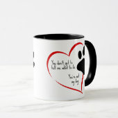 Je bent niet mijn hond mok (Voorkant rechts)