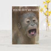 Je bent niet m'n Vaderdag. Kaart (Gele Bloem)