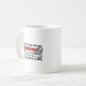 Je bent niet opgebrand - YANBTO01 Koffiemok (Voorkant links)