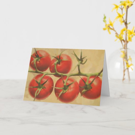 Je bent niet oud, je bent een wijngaard. kaart (Gele Bloem)