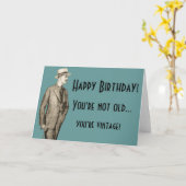 Je bent niet oud, je bent  kaart (Gele Bloem)