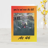 Je bent niet over de heuvel op 46 kaart (Gele Bloem)