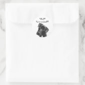 Je bent niet vast ronde sticker (Tas)