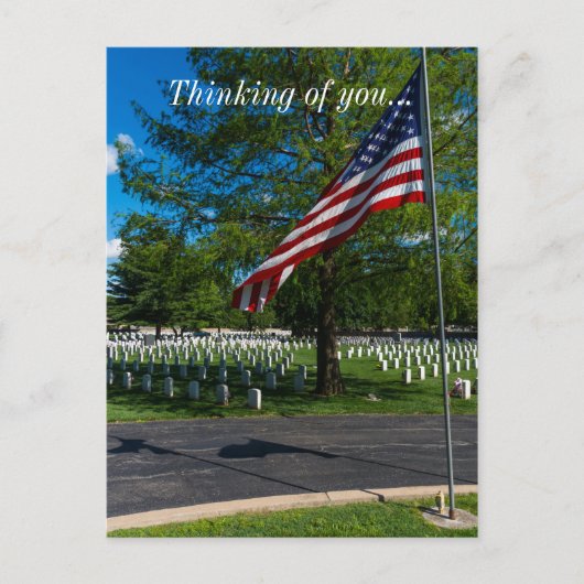 Je bent niet vergeten briefkaart (Voorkant)