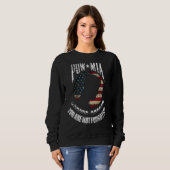 Je bent niet vergeten Pow Mia Amerikaanse vlag Trui (Voorkant volledig)