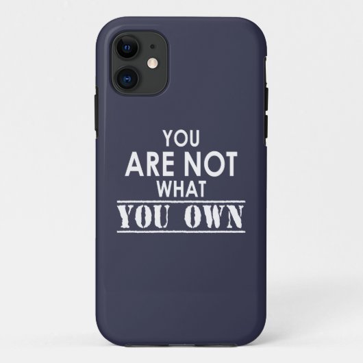 Je bent niet wat je bent Case-Mate iPhone case (Achterkant)