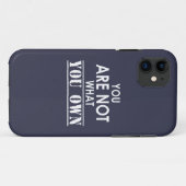 Je bent niet wat je bent Case-Mate iPhone case (Achterkant (horizontaal))