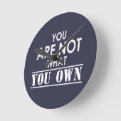 Je bent niet wat je bent ronde klok (Hoek)