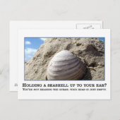 Je bent niet zo slim als je denkt dat je bent briefkaart (Voorkant / Achterkant)