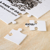 Je bent niets anders dan een pak kaarten legpuzzel (Zijkant)