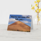 Je bent nog niet over de heuvel... kaart (Gele Bloem)