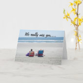 JE BENT NOG NIET VERTROKKEN, WE MISSEN JE AL! KAART (Gele Bloem)