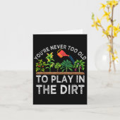 Je bent nog nooit zo oud om in de smerige speelrui kaart (Gele Bloem)