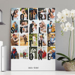 Je bent nog steeds de One 20 Afbeelding Photo Coll Canvas Afdruk<br><div class="desc">Een cadeautje voor je partner voor een huwelijksverjaardagsfoto voor je partner. Het ontwerp is voorzien van een overmaatse afdruk waarop staat: "U bent nog steeds de een", die wordt weergegeven als een bedekking op uw afbeeldingen. Het fotomalplaatje is opstelling voor u om 20 van uw favoriete foto's toe te voegen,...</div>