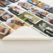 Je bent nog steeds de One 20 Portret Photo Collage Sherpa Deken (3/4)