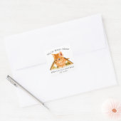 Je bent nooit alleen vierkante sticker (Envelop)