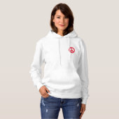 JE BENT NOOIT BOORD OP EEN BOARD HOODIE (Voorkant volledig)