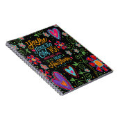 Je bent nooit te oud Floral Inspirivity Fun Notitieboek (Rechterzijde)