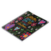 Je bent nooit te oud Floral Inspirivity Fun Notitieboek (Linkerzijde)