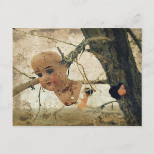 Je bent nooit te oud om met poppen te spelen! briefkaart (Voorkant)