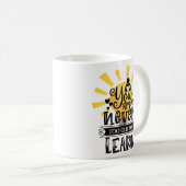 Je bent nooit te oud om te leren, koffiemok (Voorkant rechts)